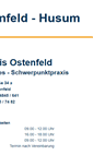 Mobile Screenshot of praxis-ostenfeld.de