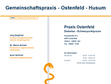 Tablet Screenshot of praxis-ostenfeld.de